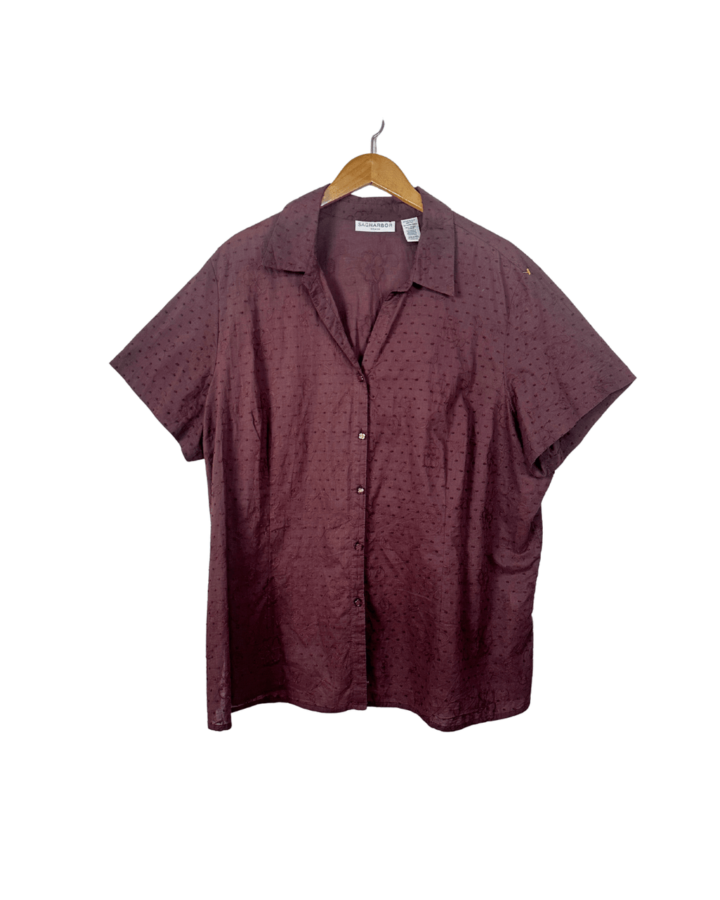 Sagharbor Embroidered Women's Shirt 3XL - Funkify