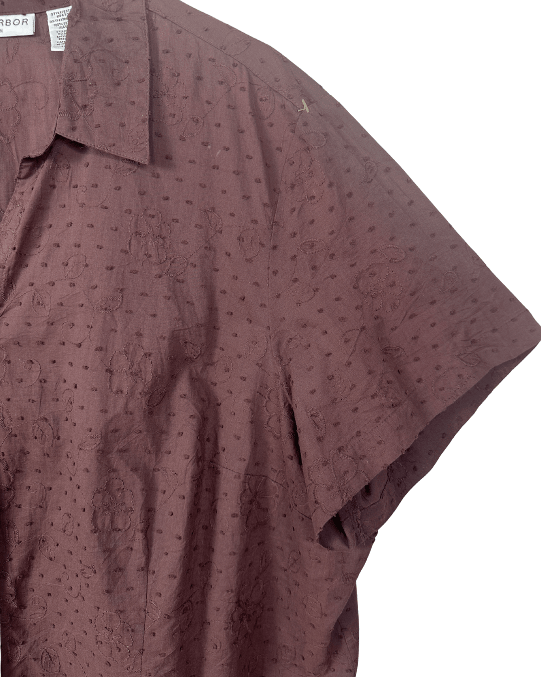 Sagharbor Embroidered Women's Shirt 3XL - Funkify