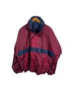 Sail Away 2in1 Reversible Nylon Jacket with Foldable Hood - Funkify