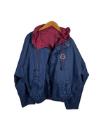 Sail Away 2in1 Reversible Nylon Jacket with Foldable Hood - Funkify