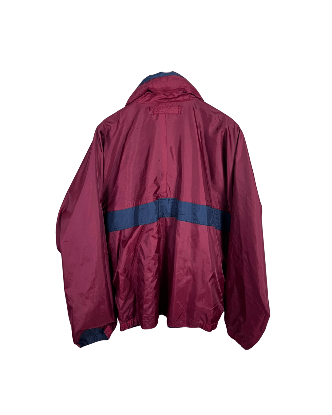Sail Away 2in1 Reversible Nylon Jacket with Foldable Hood - Funkify