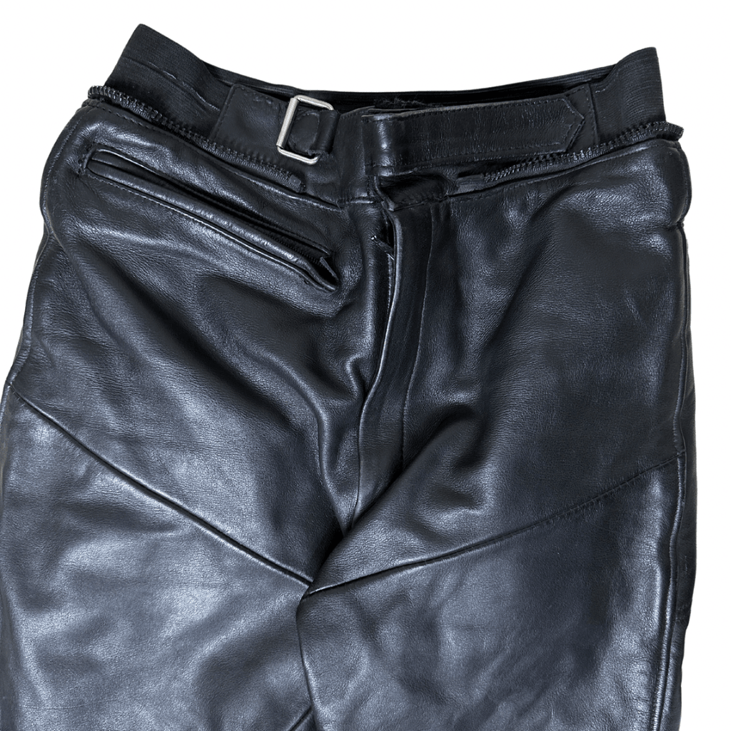Sanmaru Motorcycle Biker Leather Pants - Funkify