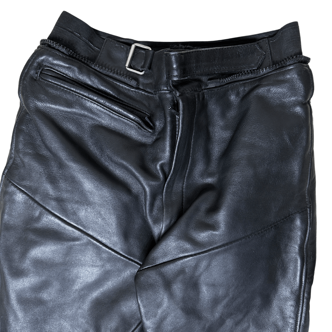 Sanmaru Motorcycle Biker Leather Pants - Funkify