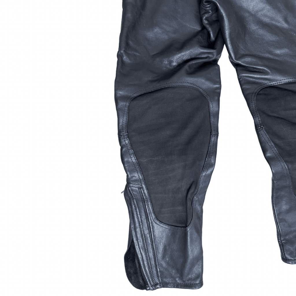 Sanmaru Motorcycle Biker Leather Pants - Funkify