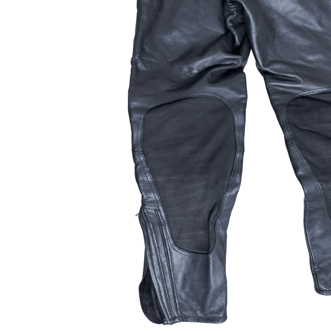 Sanmaru Motorcycle Biker Leather Pants - Funkify
