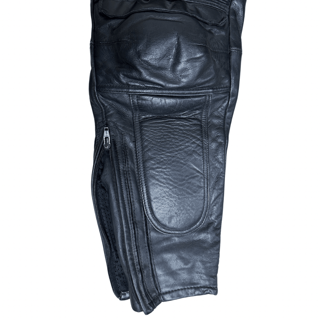 Sanmaru Motorcycle Biker Leather Pants - Funkify