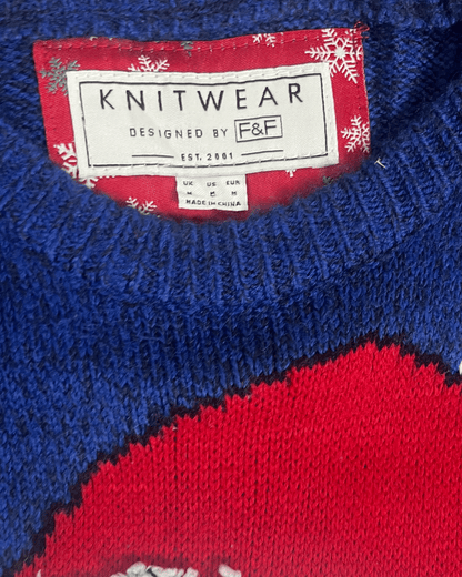 Santa Claus Christmas Sweater - Medium - Funkify