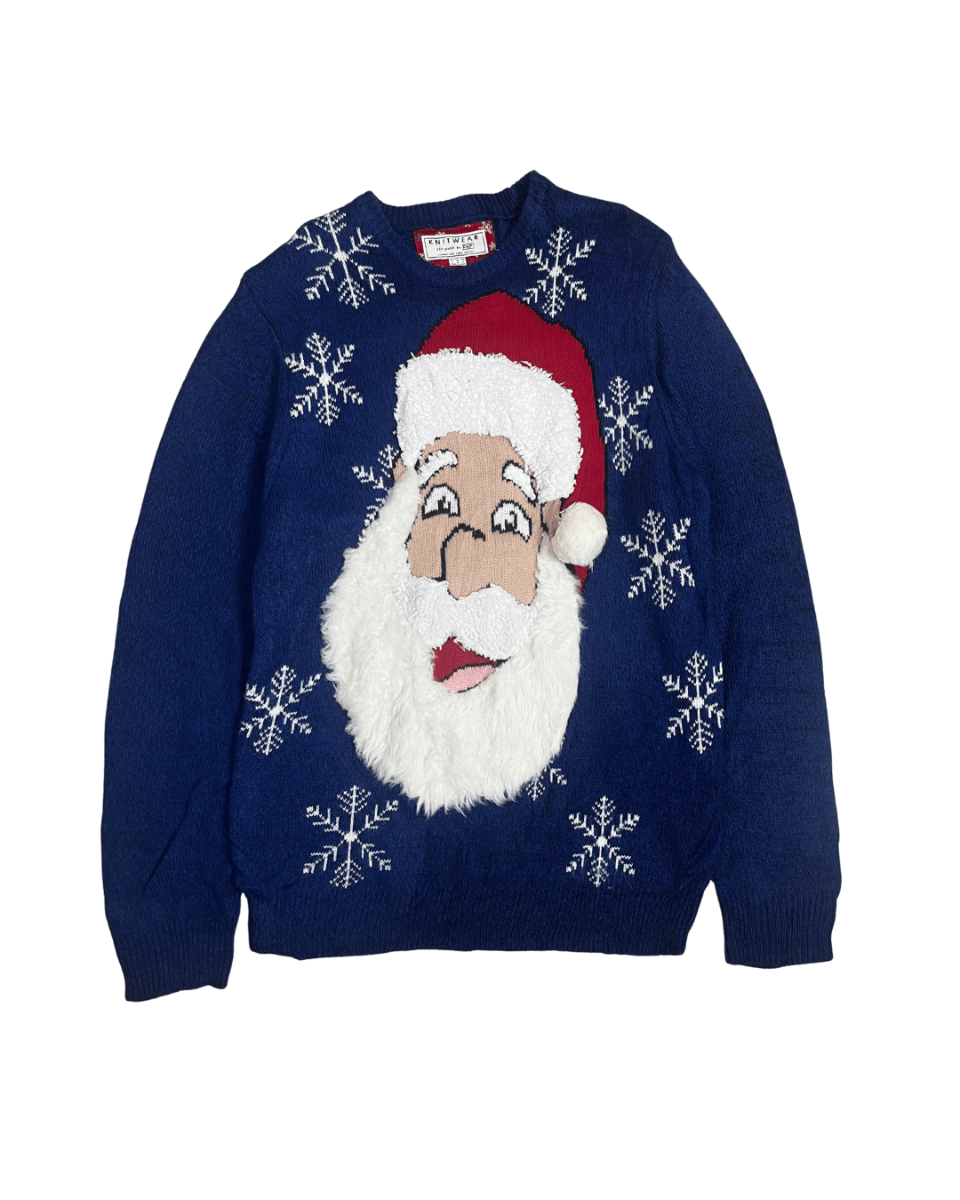 Santa Claus Christmas Sweater - Medium - Funkify