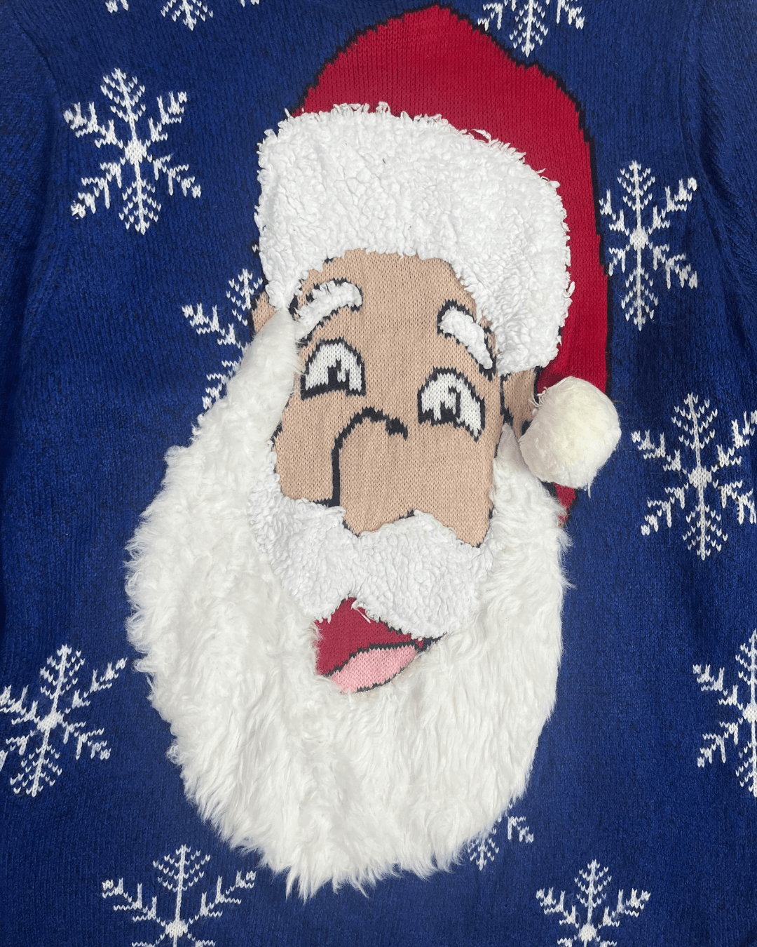 Santa Claus Christmas Sweater - Medium - Funkify
