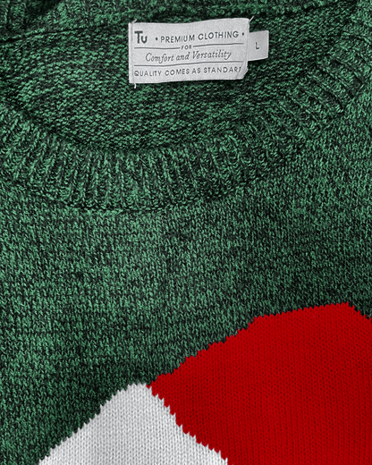 Santa Dog Christmas Sweater - Large - Funkify