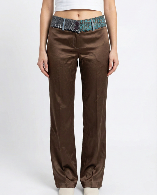 Vintage Esisto Wool Trim Women's Pants