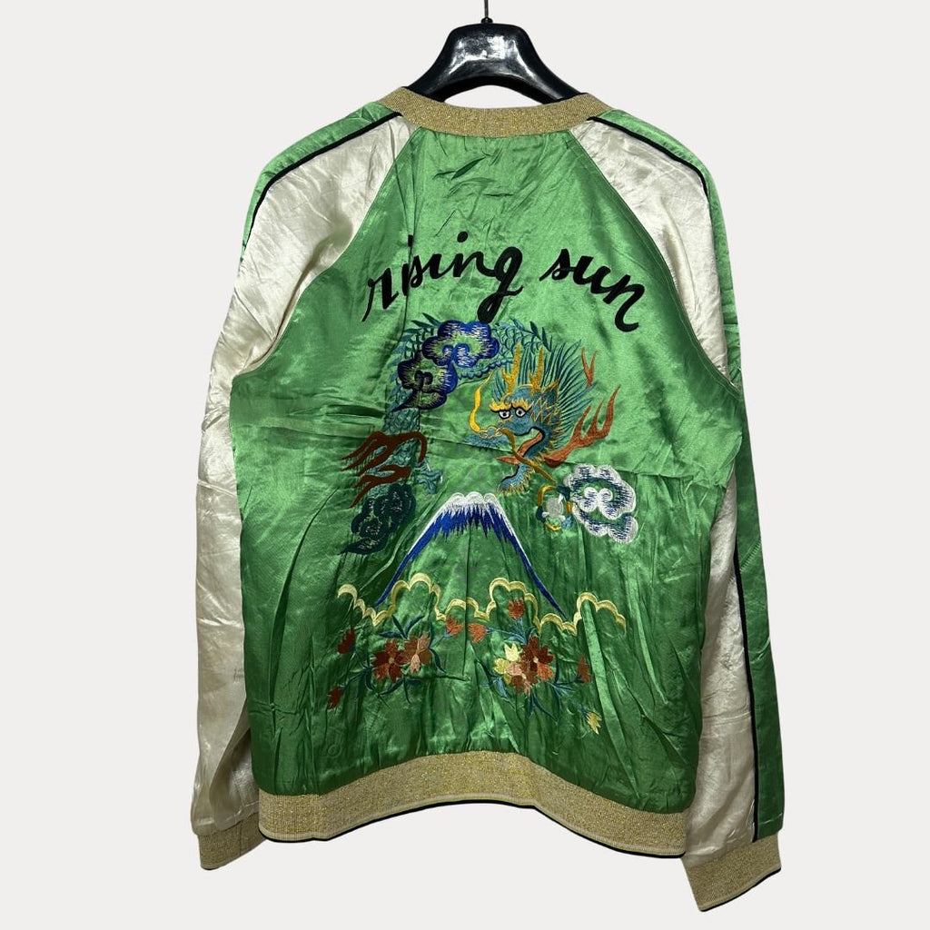Scotch & Soda Embroidered Women's Satin Bomber Jacket - Funkify