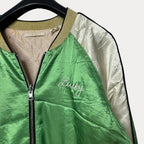 Scotch & Soda Embroidered Women's Satin Bomber Jacket - Funkify