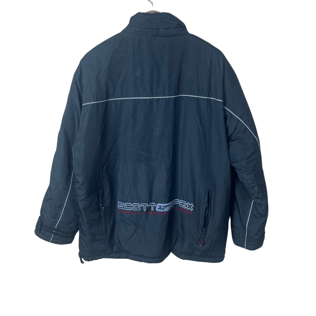 Scott Fox 2in1 Double Faced Quarter - zip Jacket 2XL - Funkify