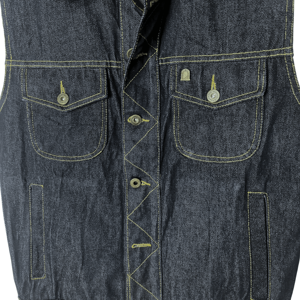 Shangri-La Denim Vest Medium - Funkify