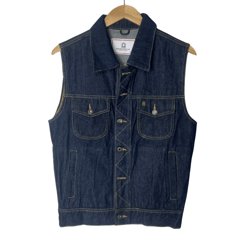 Shangri-La Denim Vest Medium - Funkify