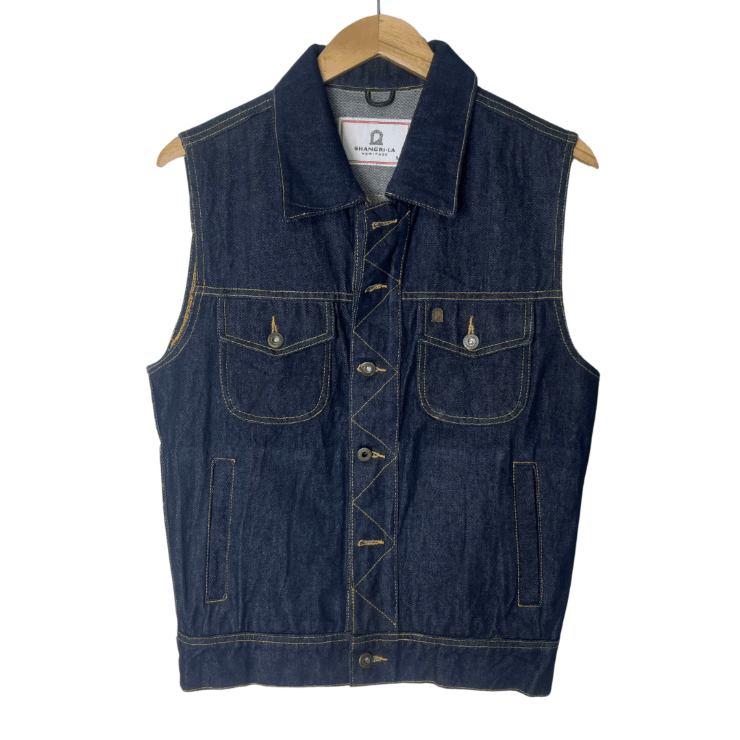 Shangri-La Denim Vest Medium - Funkify
