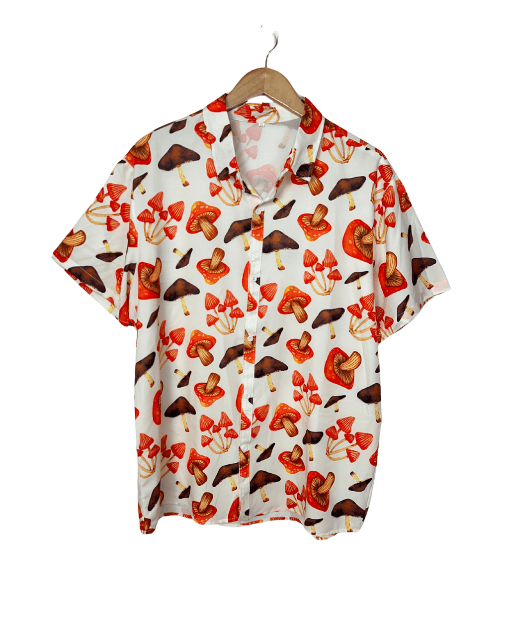 Shrooms Print Shirt XL - Funkify