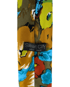 Silver City Abstract Art Necktie 9 cm - Funkify