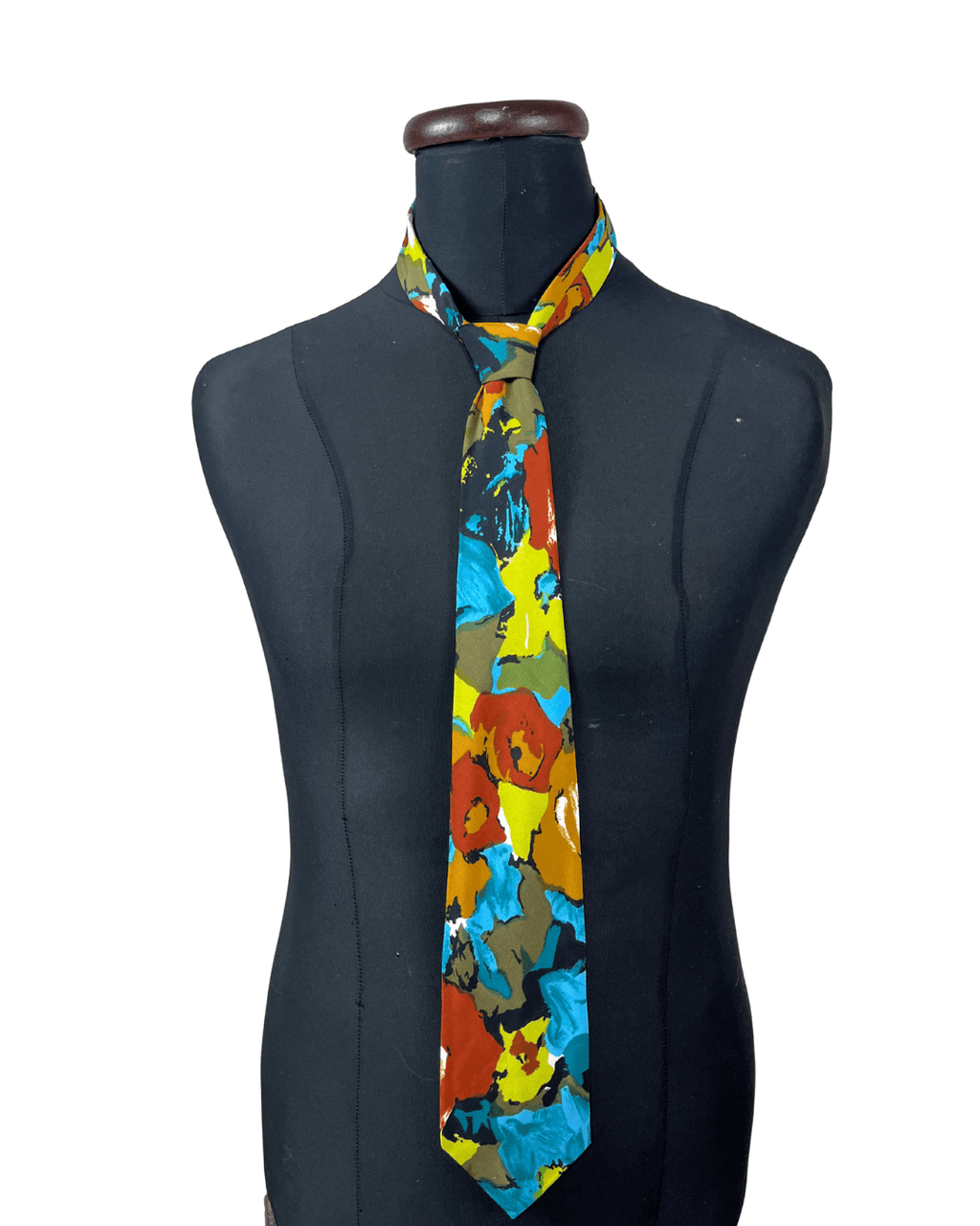 Silver City Abstract Art Necktie 9 cm - Funkify