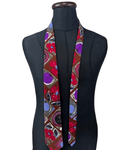 Silver City Floral Geo Necktie 9 cm - Funkify