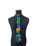 Silver City Floral Necktie 9 cm - Funkify