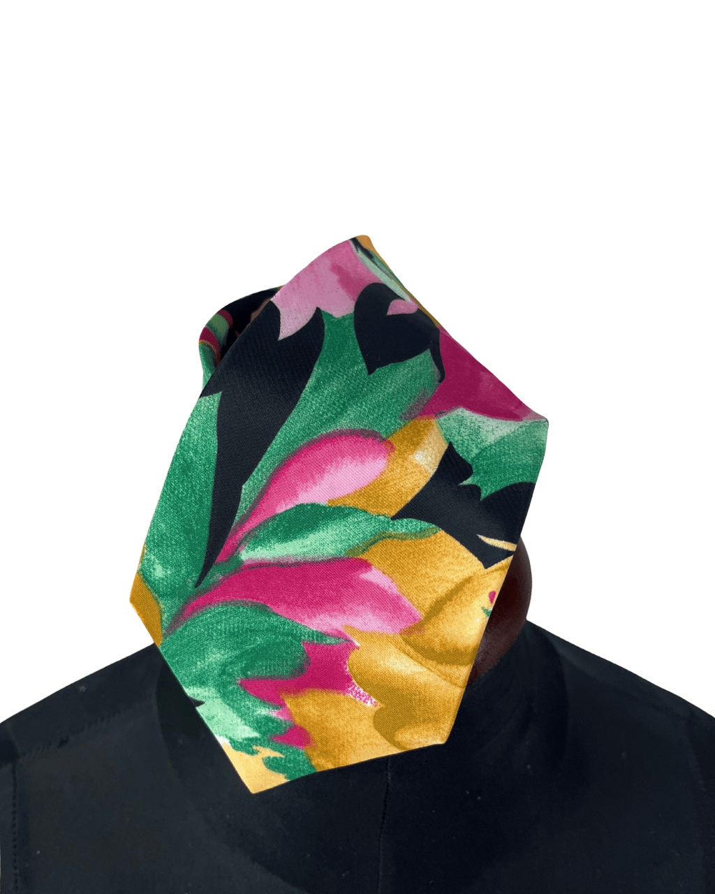 Silver City Floral Necktie 9 cm - Funkify