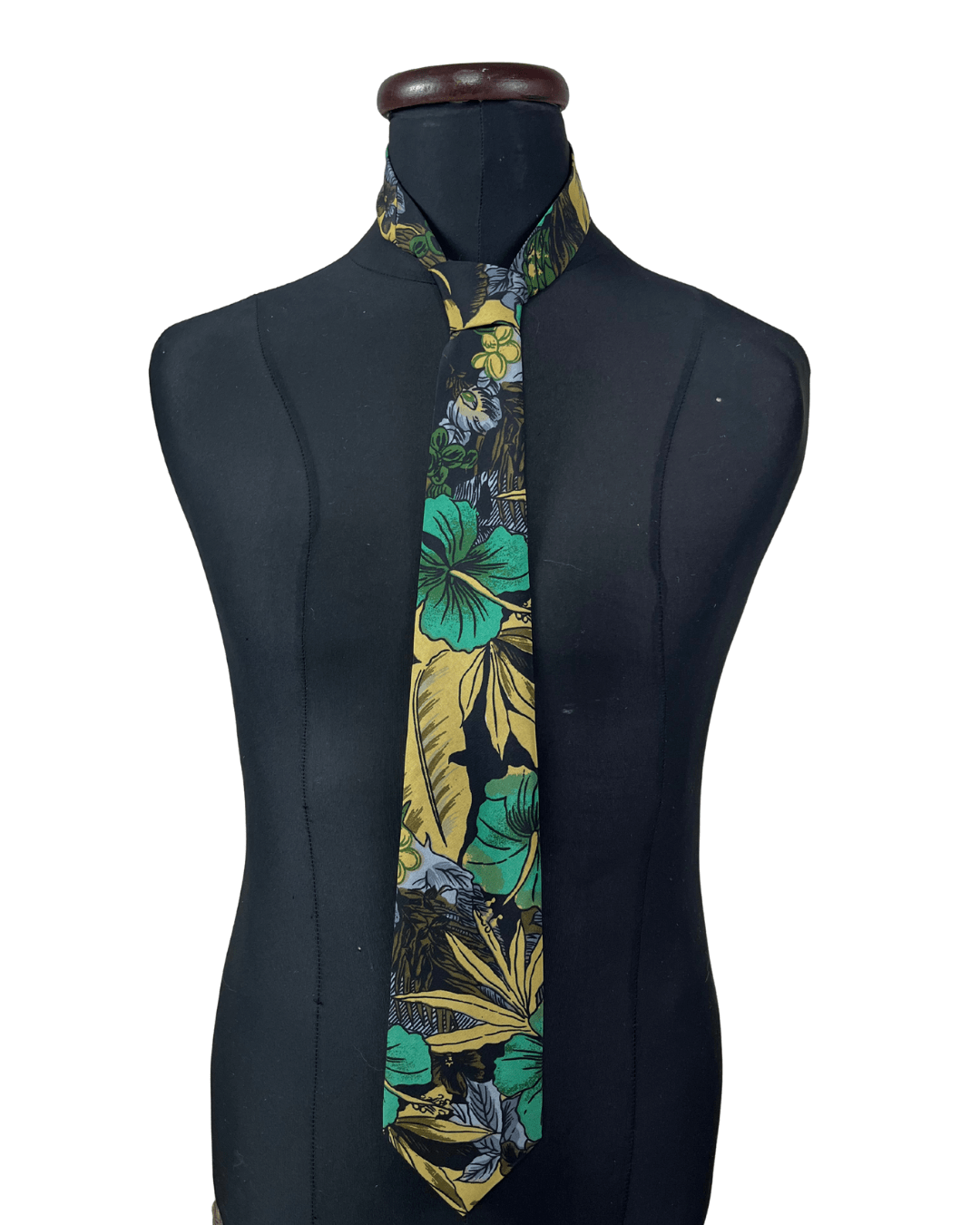 Silver City Floral Necktie 9 cm - Funkify