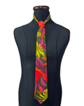 Silver City Floral Necktie 9 cm - Funkify