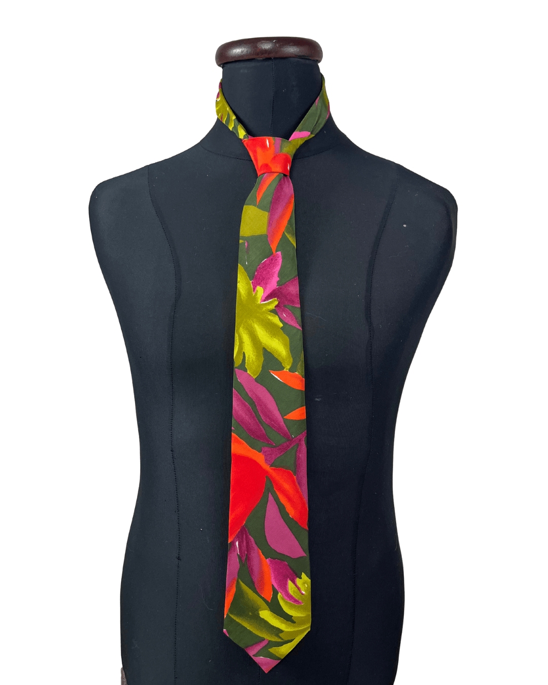 Silver City Floral Necktie 9 cm - Funkify