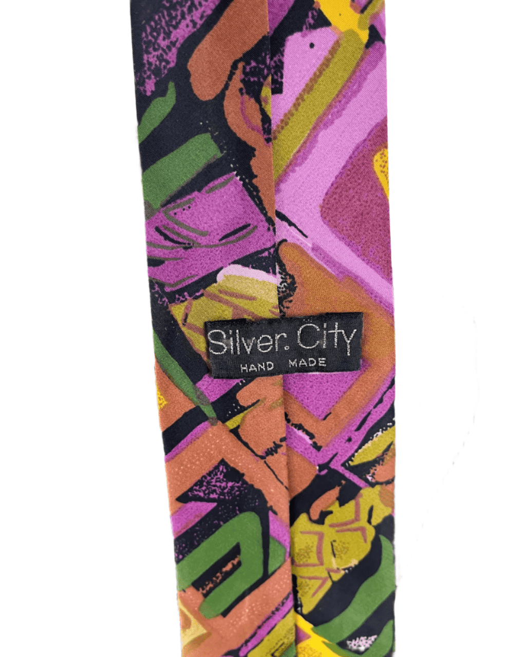 Silver City Hand Made Necktie 9 cm - Funkify