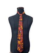 Silver City Leopard Print Necktie 9 cm - Funkify