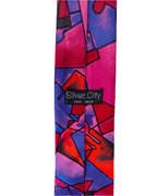 Silver City Necktie 9 cm - Funkify