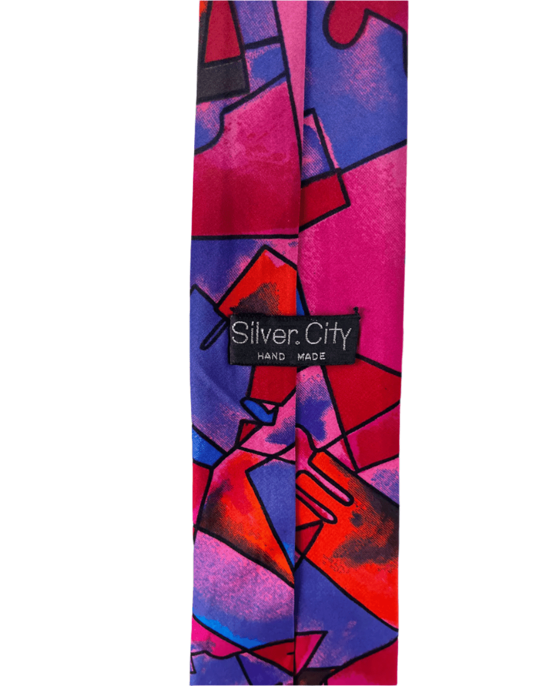 Silver City Necktie 9 cm - Funkify
