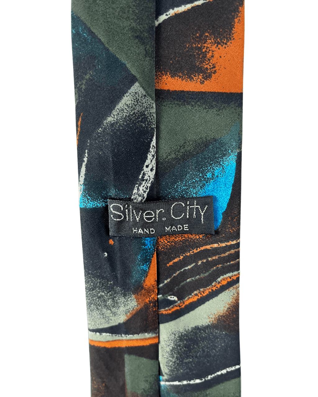 Silver City Necktie 9 cm - Funkify