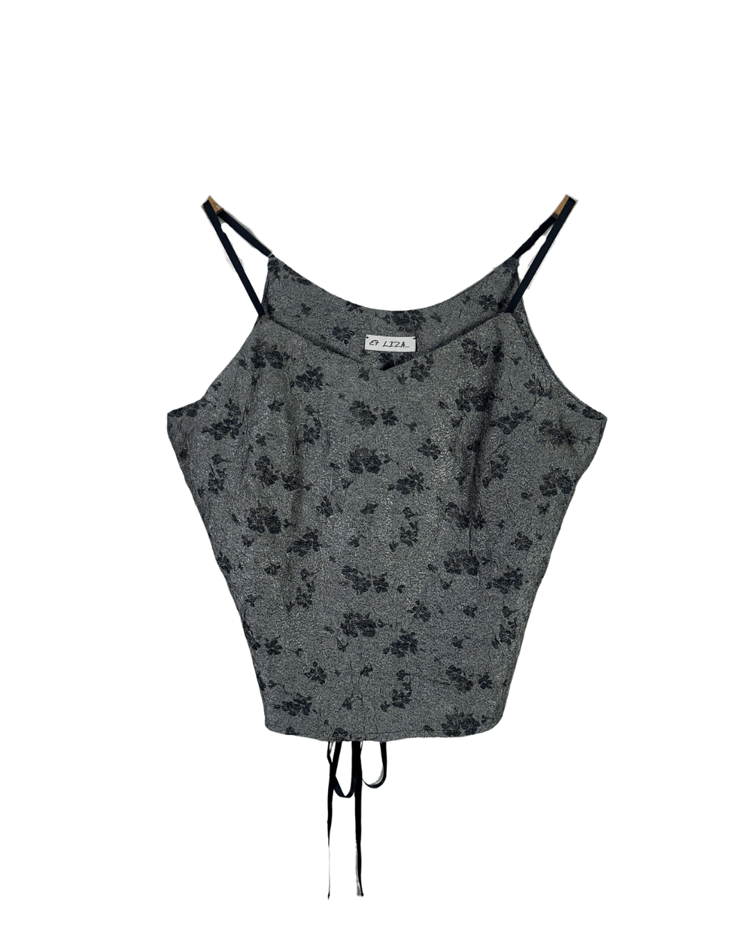 Silver Et Liza Lace - Up Back Cami Top - Funkify