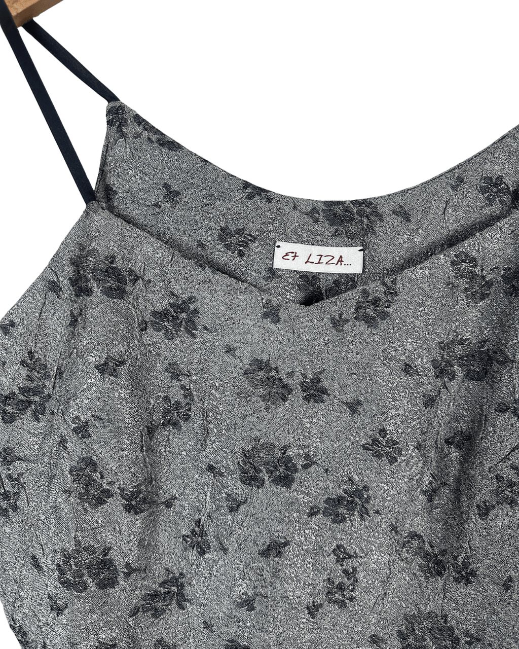 Silver Et Liza Lace - Up Back Cami Top - Funkify