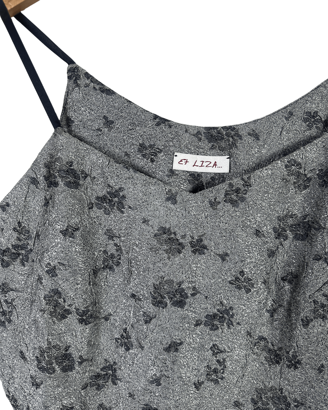Silver Et Liza Lace - Up Back Cami Top - Funkify