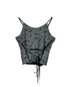 Silver Et Liza Lace - Up Back Cami Top - Funkify