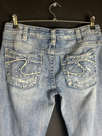 Silver Low- Waist Jeans - Funkify