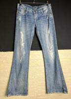 Silver Low- Waist Jeans - Funkify
