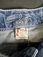 Silver Low- Waist Jeans - Funkify