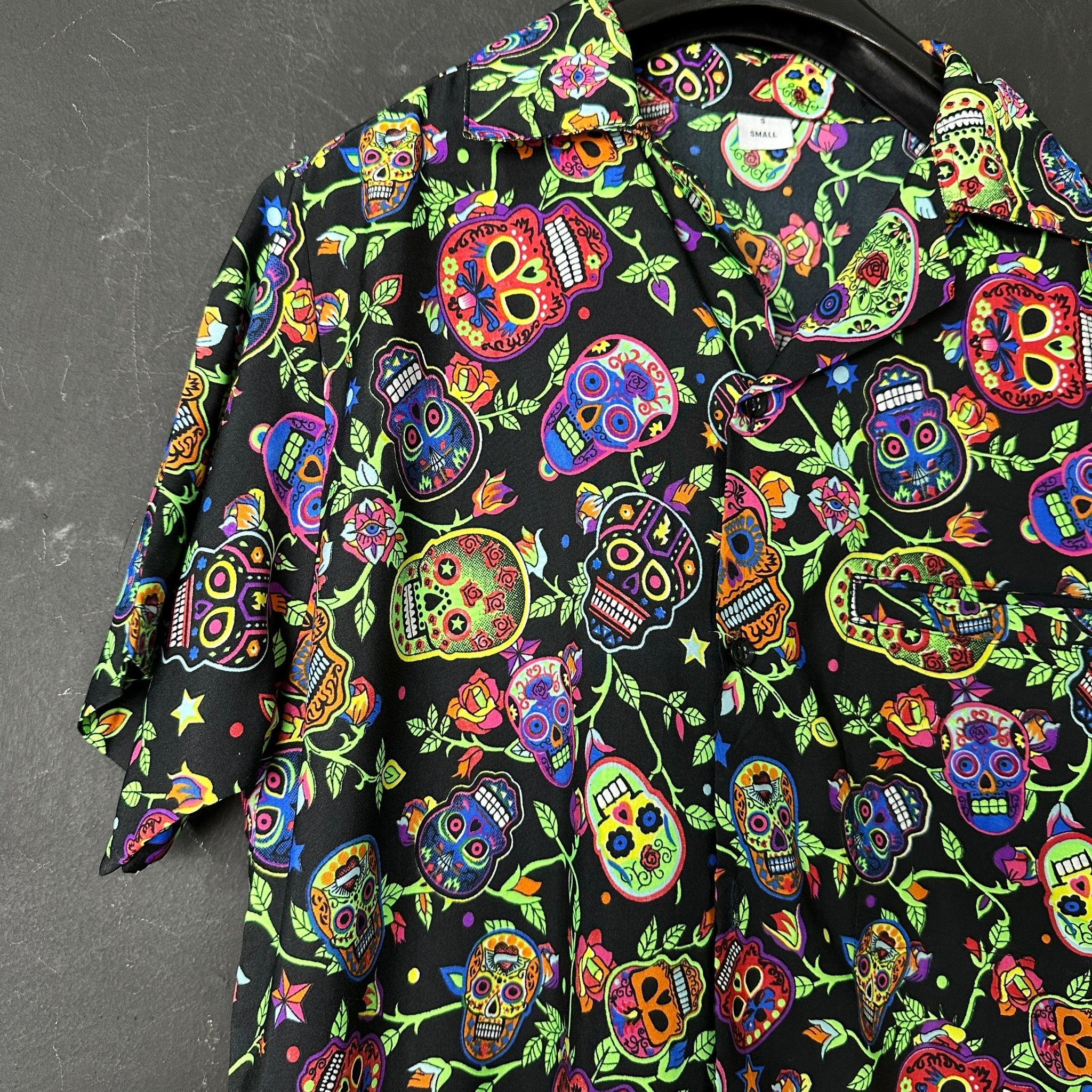 Skull Pattern Shirt - Funkify
