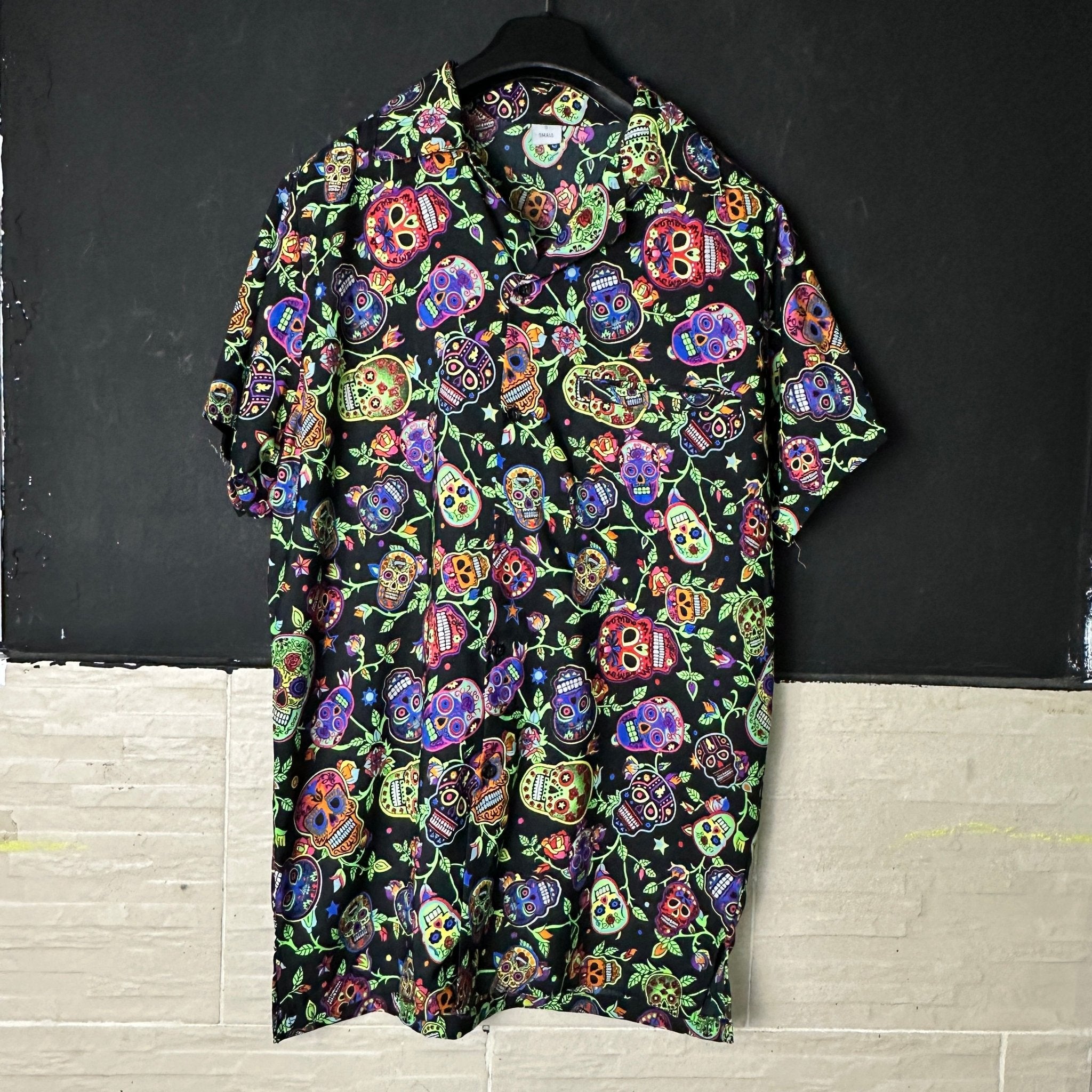Skull Pattern Shirt - Funkify