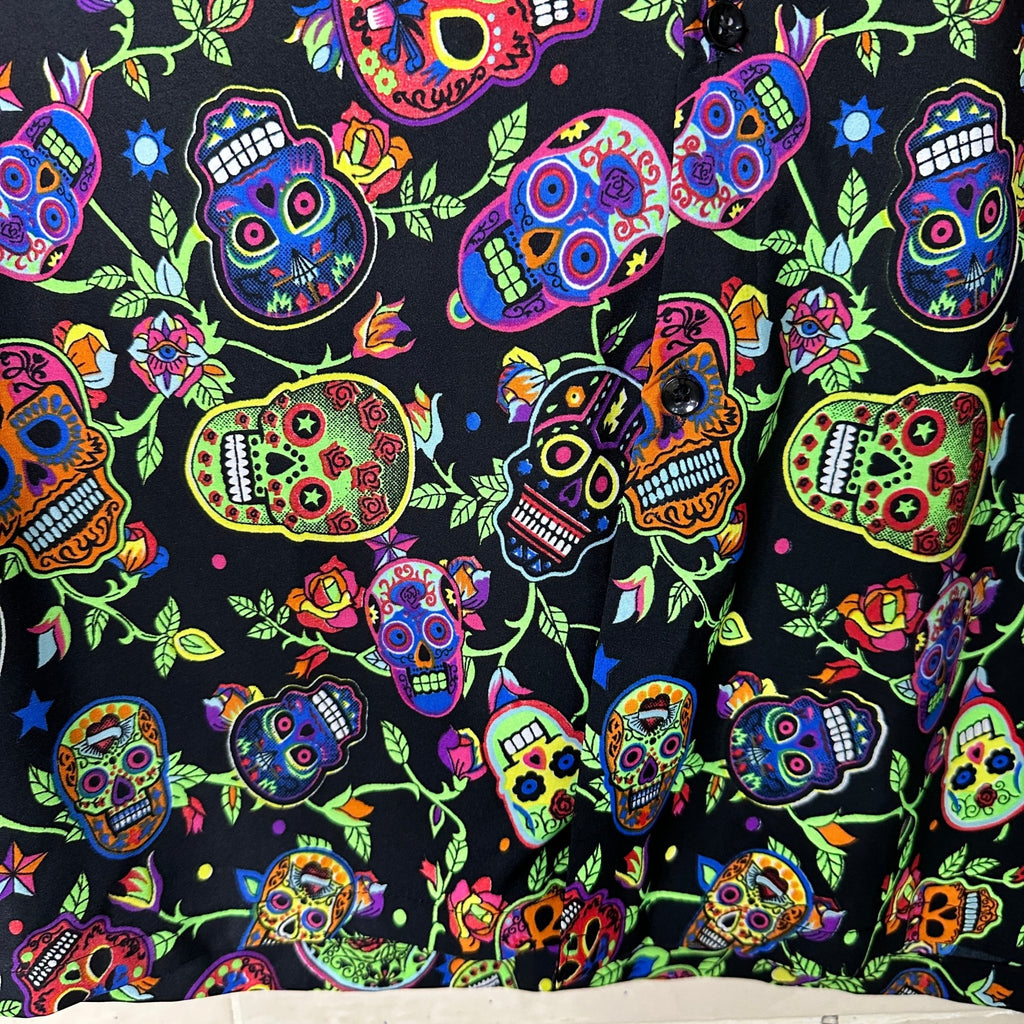 Skull Pattern Shirt - Funkify