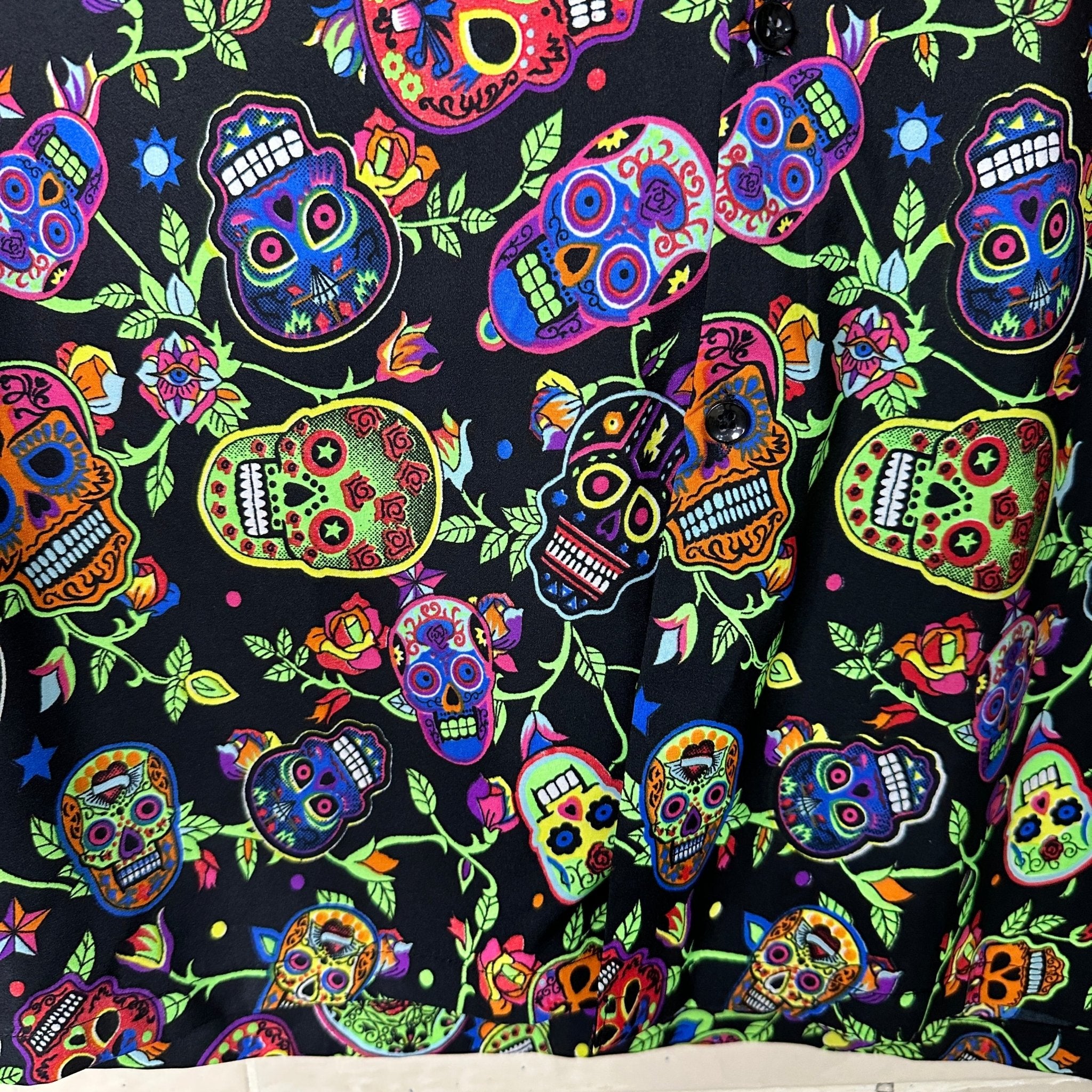 Skull Pattern Shirt - Funkify