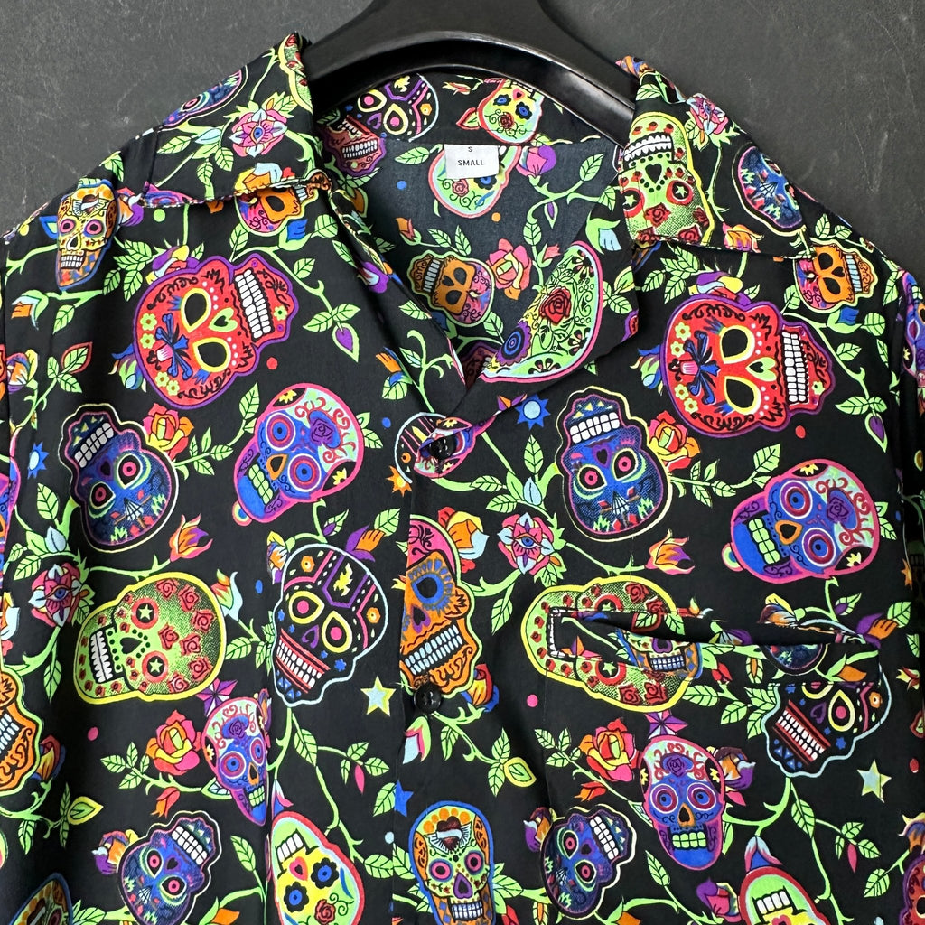 Skull Pattern Shirt - Funkify