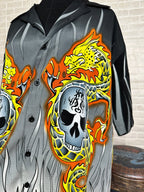 Skull Print Shirt - Funkify