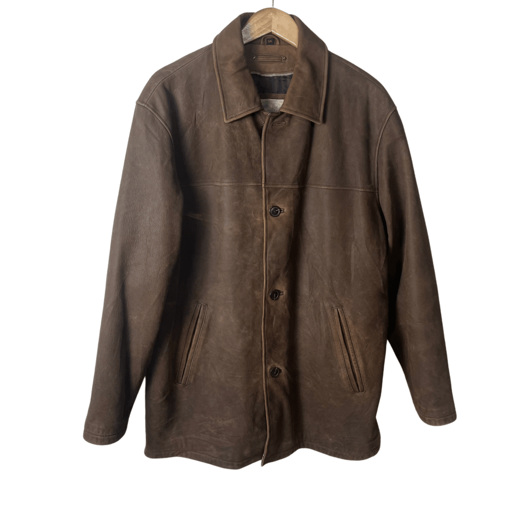 Smarty Switzerland Genuine Leather Jacket XL - Funkify