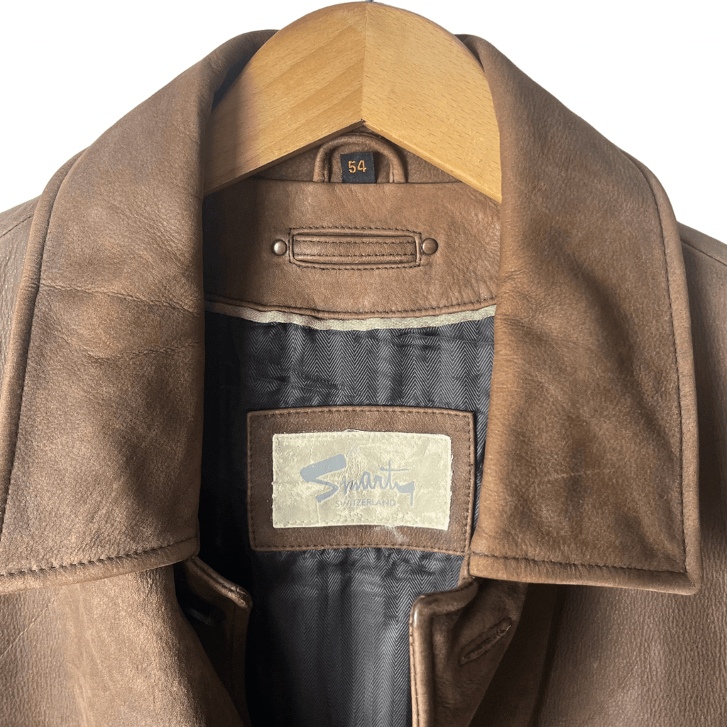 Smarty Switzerland Genuine Leather Jacket XL - Funkify